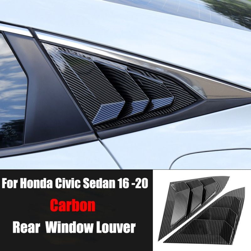 Load image into Gallery viewer, JDS Rear Window Louvers [Civic 10th Gen]
