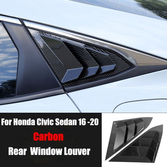 JDS Rear Window Louvers [Civic 10th Gen]