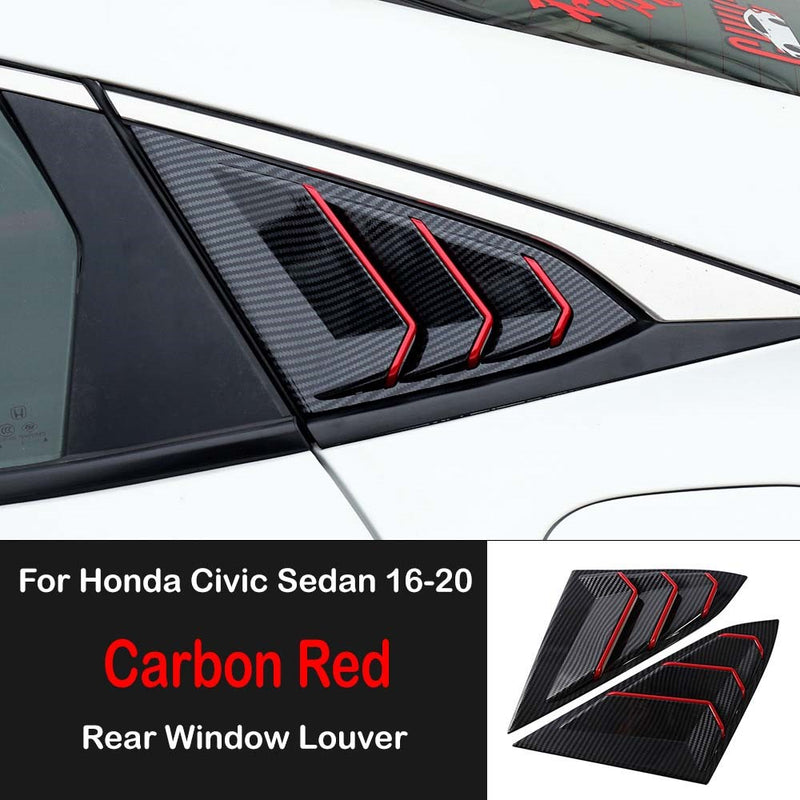 Load image into Gallery viewer, JDS Rear Window Louvers [Civic 10th Gen]
