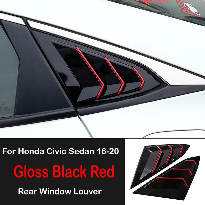 Load image into Gallery viewer, JDS Rear Window Louvers [Civic 10th Gen]
